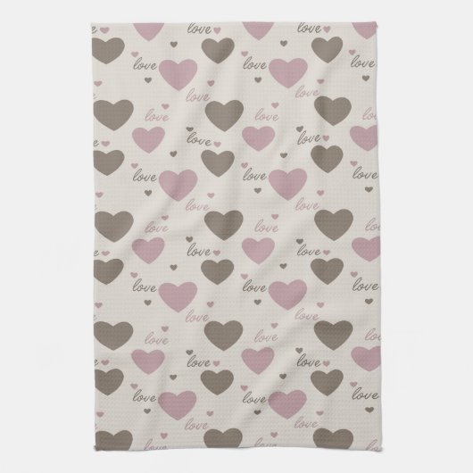 Love Hearts Theedoek (Verticaal)