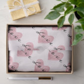 Love Hearts Tissuepapier (Geschenk)