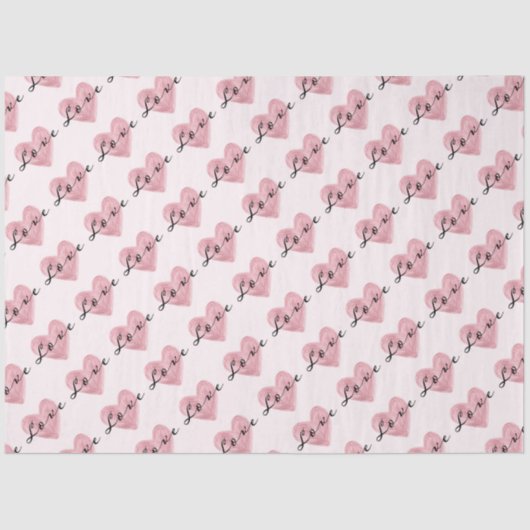 Love Hearts Tissuepapier (Voorkant)