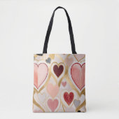 Love Hearts Tote Bag (Voorkant)