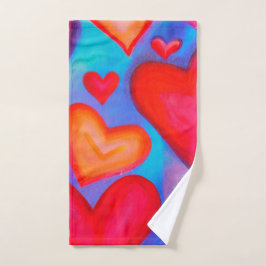 Love Hearts Towel Handdoek