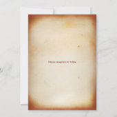 Love Hearts Tree huwelijksaankondiging - Uitnodigi Kaart (Achterkant)