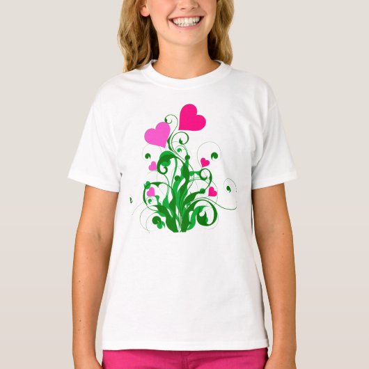 Love Hearts Tree T-shirt (Voorkant)