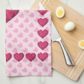 Love Hearts Valentijns's Decor Theedoek (Quarter Fold)