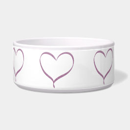 Love hearts  voerbakje