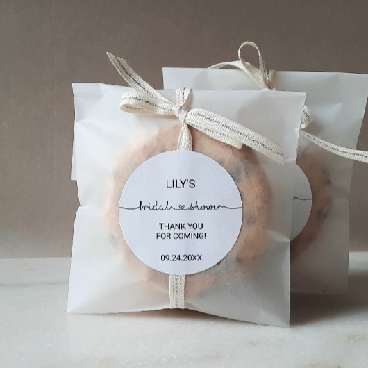 Love Hearts Vrijgezellenfeest Favor Sticker