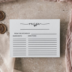 Love Hearts Vrijgezellenfeest Recipe Kaarten