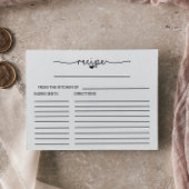 Love Hearts Vrijgezellenfeest Recipe Kaarten