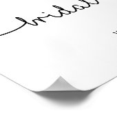 Love Hearts Vrijgezellenfeest Welcome Poster (Hoek)