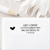 Love Hearts Wedding Etiket (Insitu)