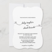 Love Hearts Wedding Kaart (Voorkant)