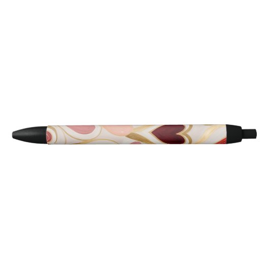 Love Hearts Zwarte Inkt Pen (Voorkant)