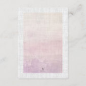 'Love' Heather & Dusk Graduation Gift Insert Card Bedankkaart (Achterkant)