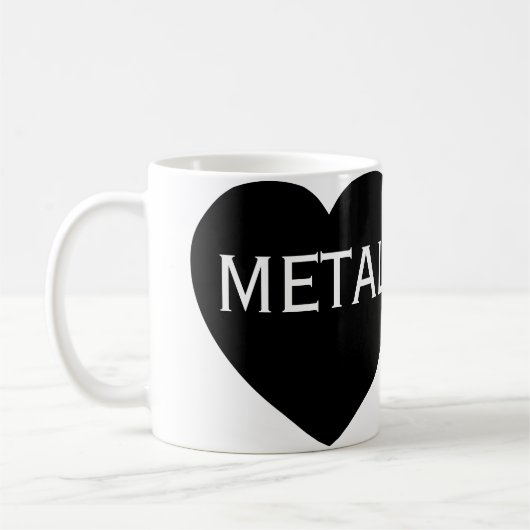 Love Heavy Metal Koffiemok (Links)