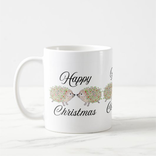 Love Hedghogs Christmas Koffiemok (Links)