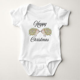 Love Hedghogs Christmas Romper