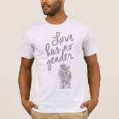LOVE HEEFT GEEN GENDER T-SHIRT (Voorkant)