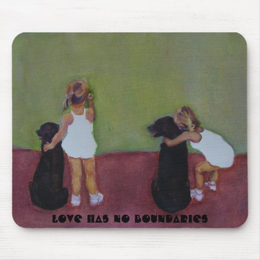 LOVE HEEFT GEEN GRENZEN - Muismat (Voorkant)