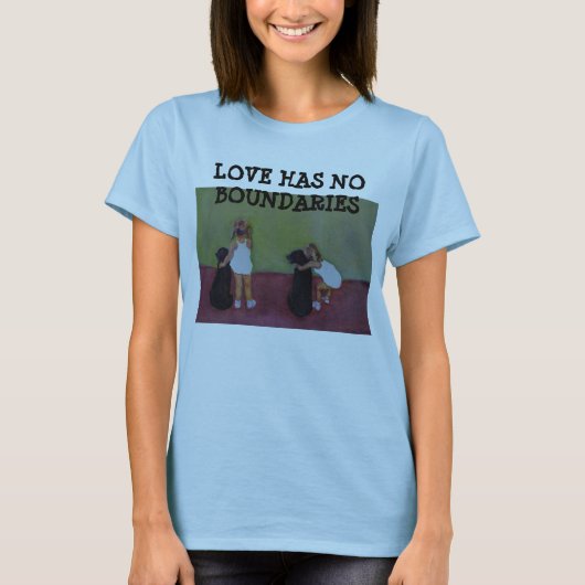 LOVE HEEFT GEEN GRENZEN - SHIRT (Voorkant)