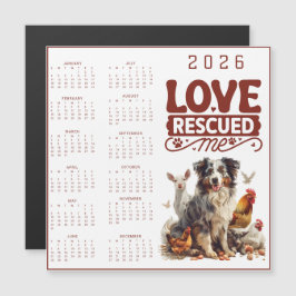 Love Heeft Me Gered 2026 Hondenkalender