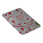 Love Heft Flexible Photo Magnet Magneet (Rechterzijde)