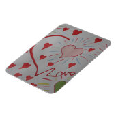 Love Heft Flexible Photo Magnet Magneet (Linkerzijde)