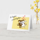 Love Height Jubileum Add Year Names Kaart (Gele Bloem)