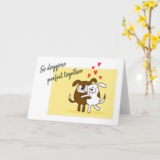 Love Height Jubileum Add Year Names Kaart (Gele Bloem)