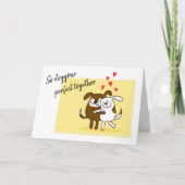 Love Height Jubileum Add Year Names Kaart (Voorkant)