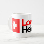 Love Helvetica Mok (Voorkant links)