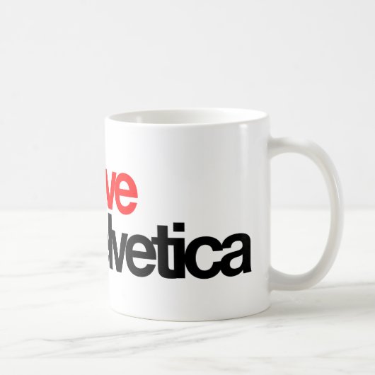 Love Helvetica Mok (Rechts)