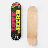 LOVE HERB JMT JAMAICA 8 1/4" Skateboard Deck (Voorkant)