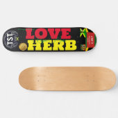 LOVE HERB JMT JAMAICA 8 1/4" Skateboard Deck (Horizontaal)