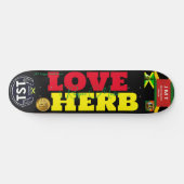 LOVE HERB JMT JAMAICA 8 1/4" Skateboard Deck (Horizontaal)