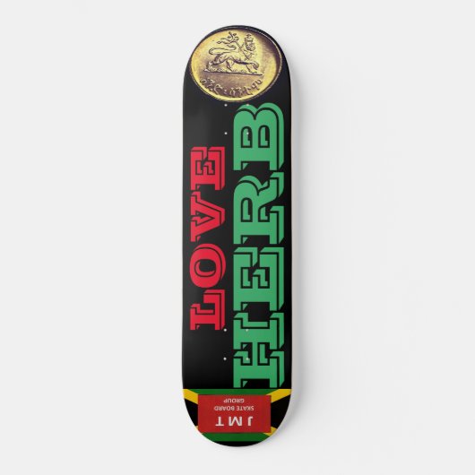 LOVE HERB Skateboard (Voorkant)