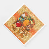 Love Herfst Autumn Customize Color Servet (Hoek)
