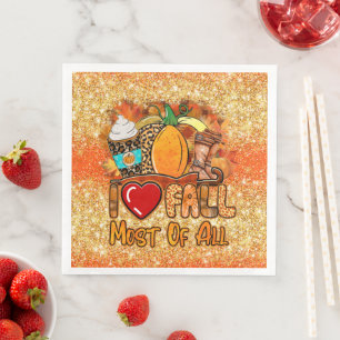 Love Herfst Autumn Customize Color Servet