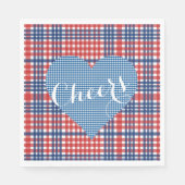 Love Herfst Country Kitsch Wedding Party Servet (Voorkant)