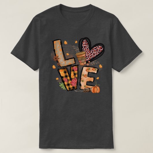 Love Herfst Cozy Autumn T-shirt (Design voorkant)