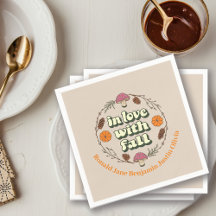 Love Herfst Thanksgiving Familienamen aanpassen