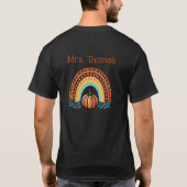 LOVE Herfst thema 3e klas docent T-shirt (Achterkant)