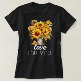 Love Herfst Y'all | herfstbladeren | Schattigee He T-shirt