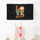 Love Herfst Y'All Leopard Print Herfst Thanksgivin Spandoek (Insitu)
