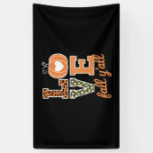 Love Herfst Y'All Leopard Print Herfst Thanksgivin Spandoek (Verticaal)