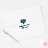 Love Highland Dance Ronde Sticker (Envelop)