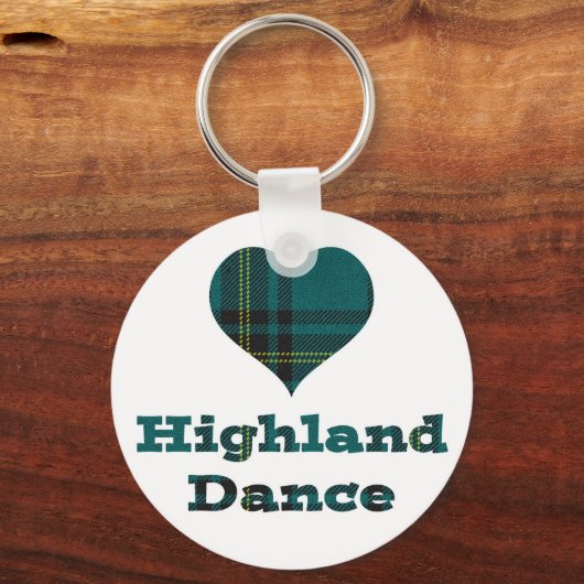 Love Highland Dance Sleutelhanger (Voorkant)