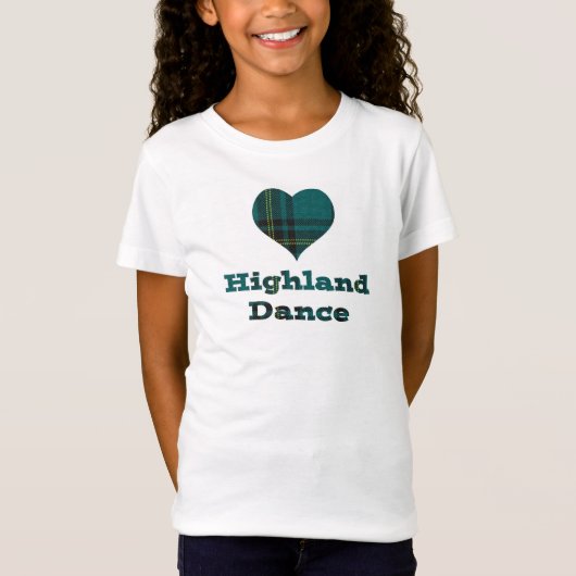 Love Highland Dance T-shirt (Voorkant)