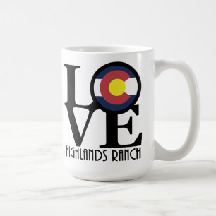 LOVE Highlands Ranch Colorado 15 oz Koffiemok