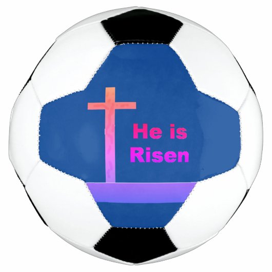 Love Hij is Opgewekt Voetbal (Voorkant)
