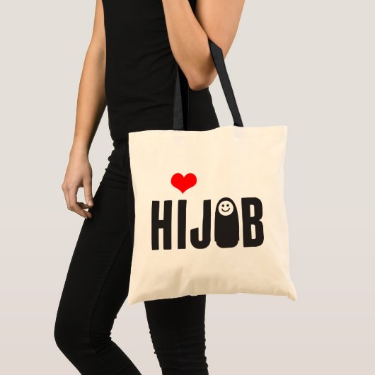 Love hijab tote bag (Voorkant (product))